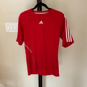 Adidas Red Dry Fit Sports Top